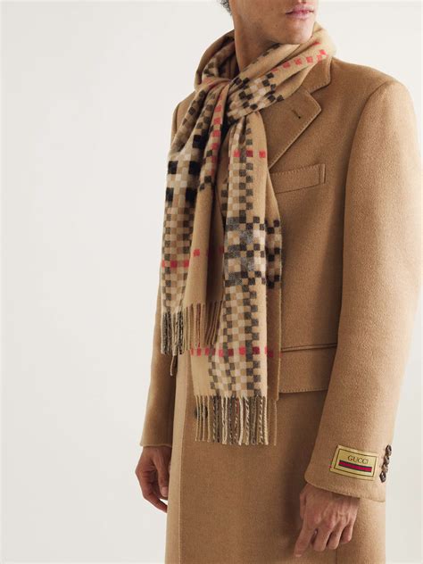 wool burberry scarf men.